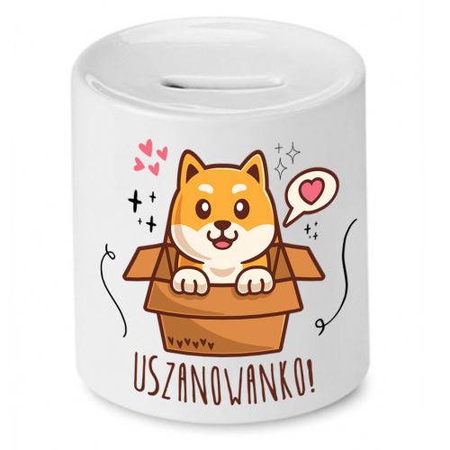 Skarbonka Prezent Śmieszny Zabawny - Uszanowanko