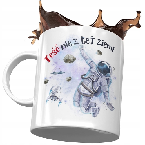 Kubek dla Teścia Teściunia Pana Taty na Prezent z Nadrukiem ze Zdjęciem