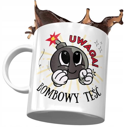 Kubek dla Teścia Teściunia Pana Taty na Prezent z Nadrukiem ze Zdjęciem