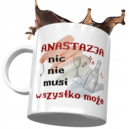 Kubek Dla Anastazji Koleżanki Siostry na Prezent z Nadrukiem ze Zdjęciem