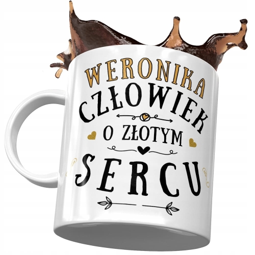Kubek Dla Weroniki Żony Siostry Koleżanki Prezent z Nadrukiem ze Zdjęciem