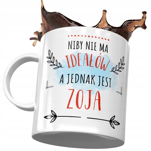 Kubek Dla Zoi Koleżanki Żony na Prezent z Nadrukiem ze Zdjęciem
