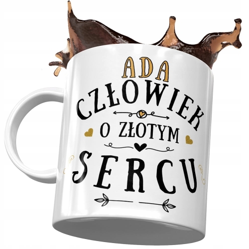 Kubek Dla Ady Żony Koleżanki na Prezent z Nadrukiem ze Zdjęciem