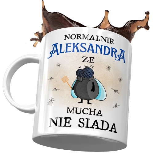 Kubek Dla Aleksandry Koleżanki Żony na Prezent z Nadrukiem ze Zdjęciem