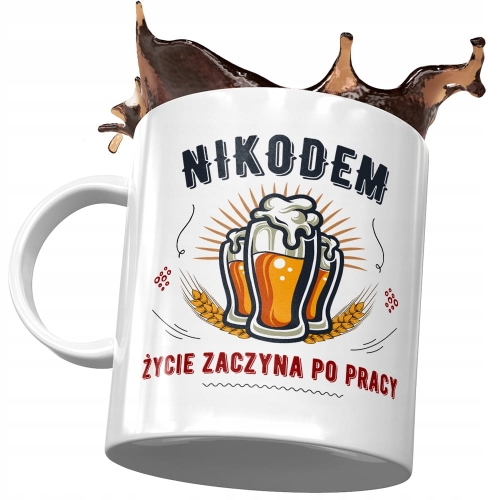 Kubek Dla Nikodema Nikosia Kolegi Męża na Prezent z Nadrukiem ze Zdjęciem