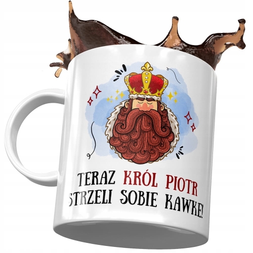 Kubek Dla Piotra Piotrka Kolegi Męża na Prezent z Nadrukiem ze Zdjęciem