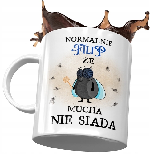 Kubek dla Filipa Przyjaciela Kolegi na Prezent z Nadrukiem ze Zdjęciem