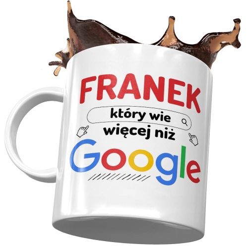 Kubek dla Franciszka Franka Kolegi na Prezent z Nadrukiem ze Zdjęciem