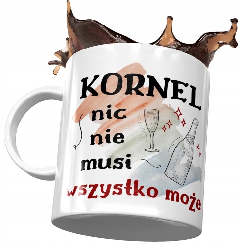 Kubek dla Kornela Przyjaciela Kolegi na Prezent z Nadrukiem ze Zdjęciem