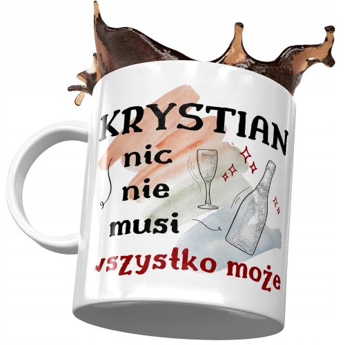 Kubek dla Krystiana Kolegi Męża Chłopaka Prezent z Nadrukiem ze Zdjęciem