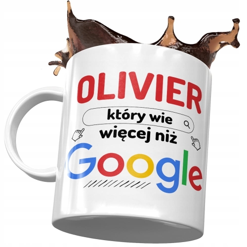 Kubek dla Oliviera Przyjaciela Kolegi na Prezent z Nadrukiem ze Zdjęciem
