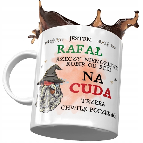 Kubek dla Rafała Kolegi Przyjaciela na Prezent z Nadrukiem ze Zdjęciem