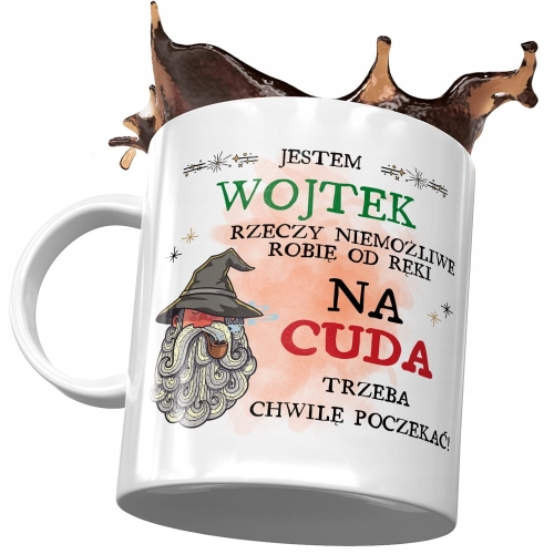 Kubek dla Wojciecha Wojtka Kolegi na Prezent z Nadrukiem ze Zdjęciem