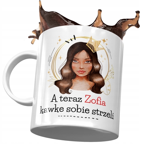Kubek dla Zofii Zosi Koleżanki na Prezent z Nadrukiem ze Zdjęciem