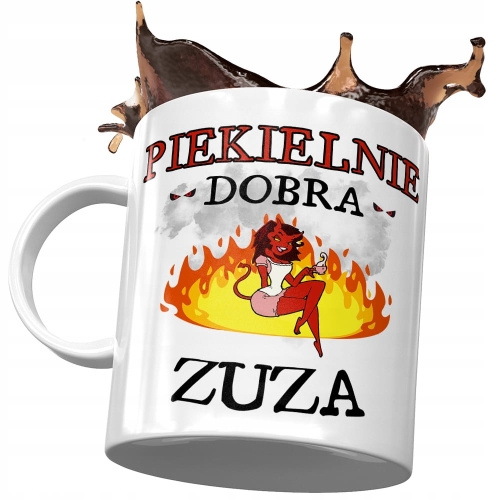 Kubek dla Zuzy Zuzanny Koleżanki na Prezent z Nadrukiem ze Zdjęciem
