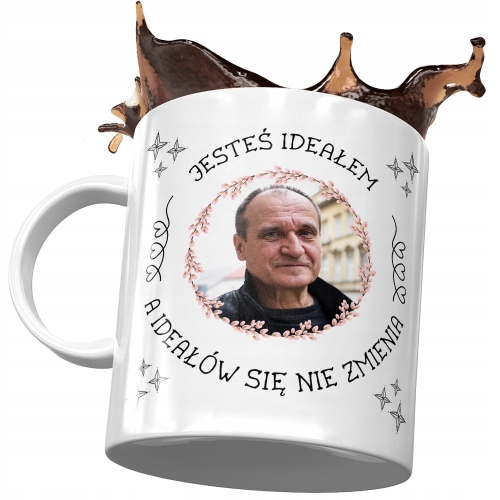 Kubek Paweł Kukiz Kukiz 15 Politycy na Prezent z Nadrukiem ze Zdjęciem
