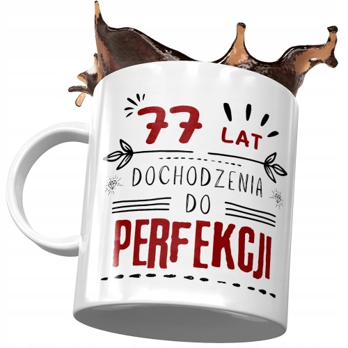 Kubek na Urodziny 77 77me 77-me Idealny Prezent z Nadrukiem ze Zdjęciem