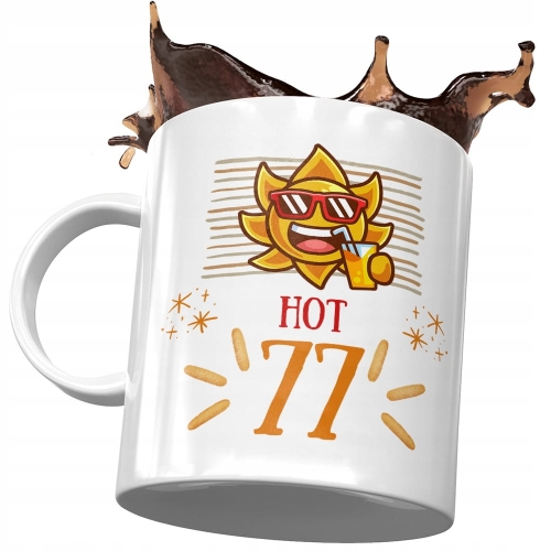 Kubek na Urodziny 66 66te 66-te Idealny Prezent z Nadrukiem ze Zdjęciem
