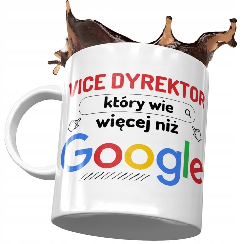 Kubek Dla Vice Dyrektora Vice Dyrektor wie Więcej z Nadrukiem ze Zdjęciem