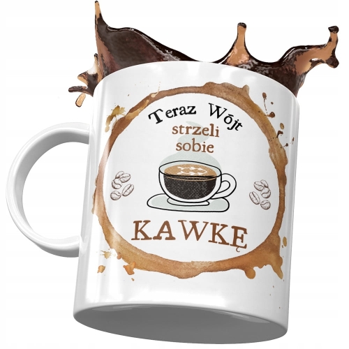 Kubek Dla Wójta Teraz Wójt Strzeli Sobie Kawkę z Nadrukiem ze Zdjęciem