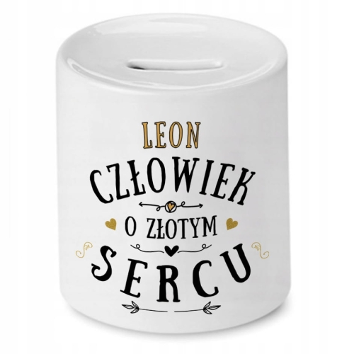 Skarbonka Dla Leona na Urodziny na Prezent z Nadrukiem ze Zdjęciem