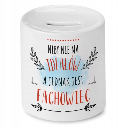 Skarbonka Dla Fachowca na Urodziny na Prezent z Nadrukiem ze Zdjęciem