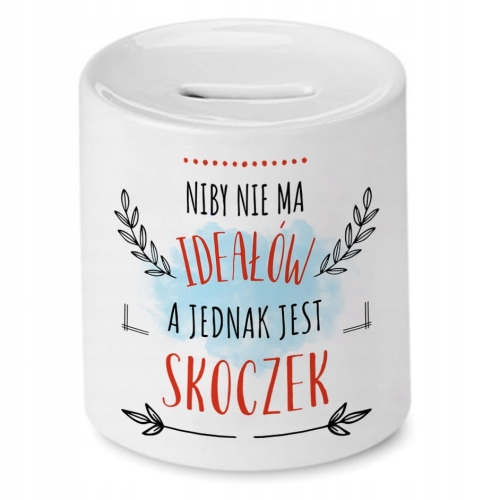 Skarbonka Dla Skoczka na Urodziny na Prezent z Nadrukiem ze Zdjęciem