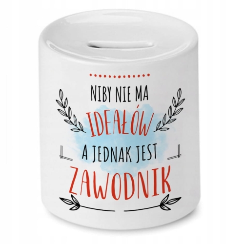 Skarbonka Dla Zawodnika na Urodziny na Prezent z Nadrukiem ze Zdjęciem