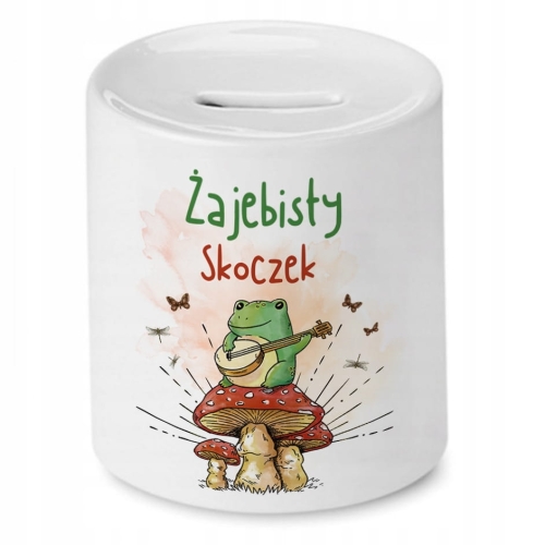 Skarbonka Dla Skoczka na Urodziny na Prezent z Nadrukiem ze Zdjęciem