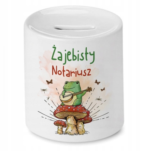 Skarbonka Dla Notariusza na Urodziny na Prezent z Nadrukiem ze Zdjęciem