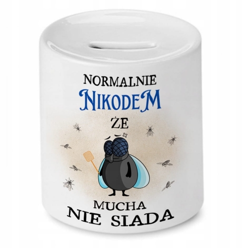 Skarbonka dla Nikodema na Urodziny Idealny Prezent z Nadrukiem ze Zdjęciem