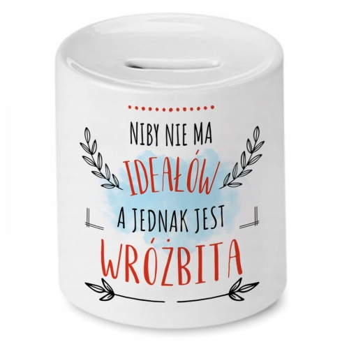 Skarbonka Dla Wróżbity na Urodziny na Prezent z Nadrukiem ze Zdjęciem