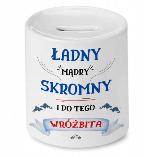 Skarbonka Dla Wróżbity na Urodziny na Prezent z Nadrukiem ze Zdjęciem