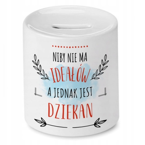 Skarbonka Dla Dziekana na Urodziny na Prezent z Nadrukiem ze Zdjęciem