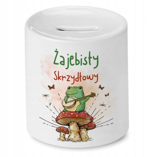 Skarbonka Dla Skrzydłowego na Urodziny Prezent z Nadrukiem ze Zdjęciem