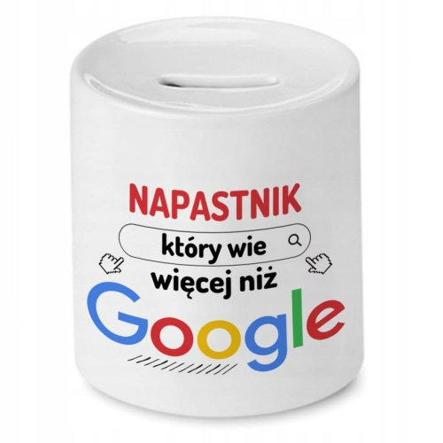 Skarbonka Dla Napastnika na Urodziny na Prezent z Nadrukiem ze Zdjęciem