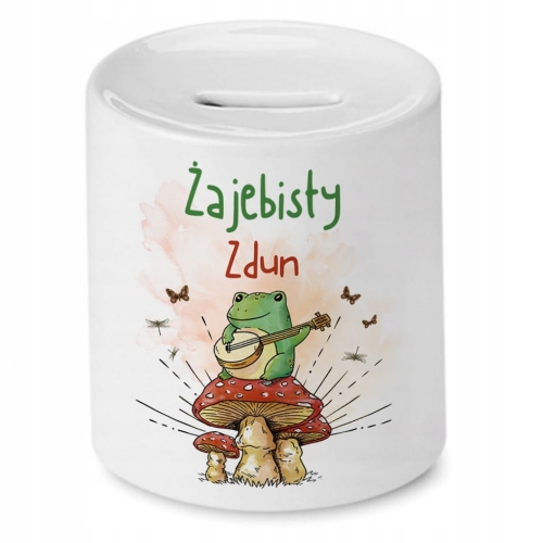 Skarbonka Dla Zduna na Urodziny na Prezent z Nadrukiem ze Zdjęciem