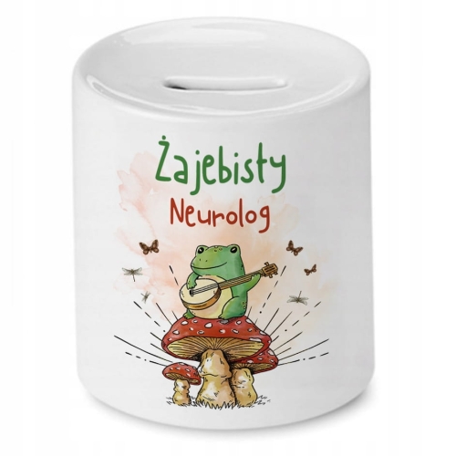Skarbonka Dla Neurologa na Urodziny na Prezent z Nadrukiem ze Zdjęciem
