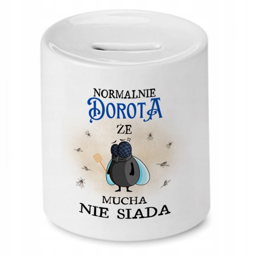 Skarbonka dla Doroty na Urodziny Idealny Prezent z Nadrukiem ze Zdjęciem