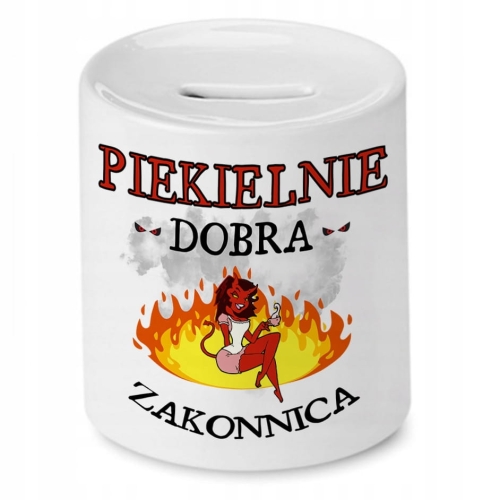 Skarbonka Dla Zakonnicy na Urodziny na Prezent z Nadrukiem ze Zdjęciem