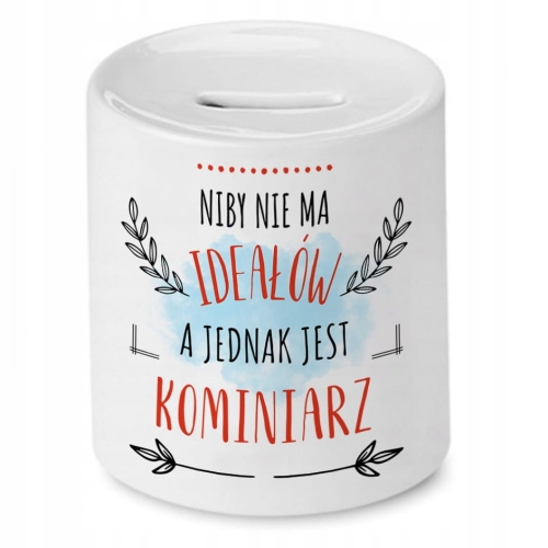 Skarbonka Dla Kominiarza na Urodziny na Prezent z Nadrukiem ze Zdjęciem