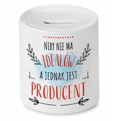 Skarbonka Dla Producenta na Urodziny na Prezent z Nadrukiem ze Zdjęciem