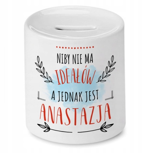 Skarbonka Dla Anastazji na Urodziny na Prezent z Nadrukiem ze Zdjęciem