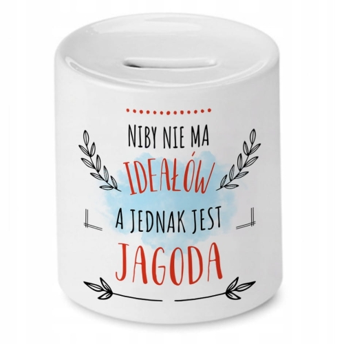 Skarbonka Dla Jagody na Urodziny Idealny Prezent z Nadrukiem ze Zdjęciem