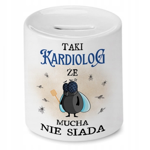 Skarbonka Dla Kardiologa na Urodziny Prezent z Nadrukiem ze Zdjęciem