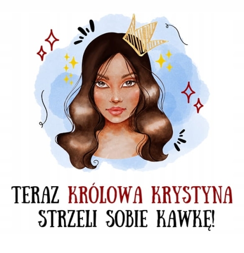 Skarbonka Dla Krystyny na Urodziny na Prezent z Nadrukiem ze Zdjęciem