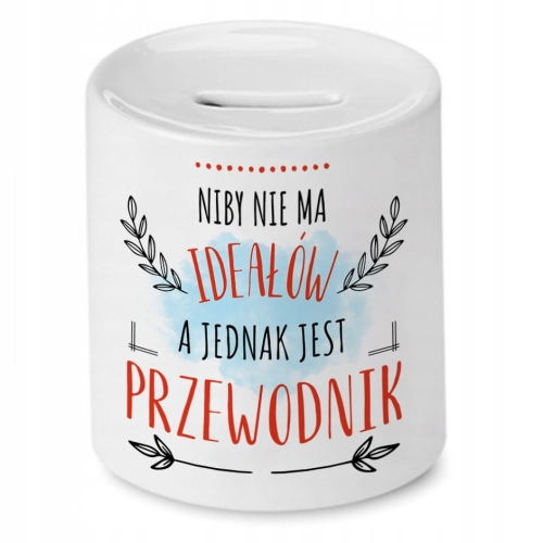 Skarbonka Dla Przewodnika na Urodziny Prezent z Nadrukiem ze Zdjęciem