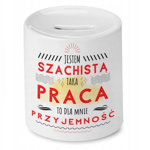Skarbonka Dla Szachisty na Urodziny Prezent z Nadrukiem ze Zdjęciem