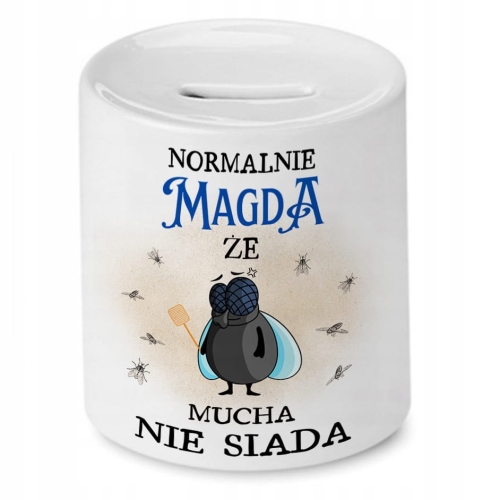 Skarbonka Dla Magdy na Urodziny na Prezent z Nadrukiem ze Zdjęciem