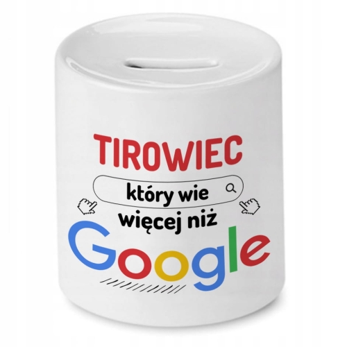 Skarbonka Dla Tirowca na Urodziny na Prezent z Nadrukiem ze Zdjęciem